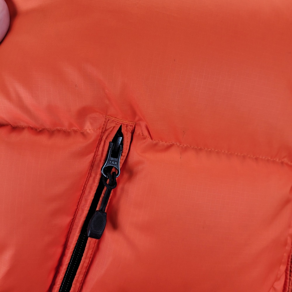 RLX Ralph Lauren Puffer Vest Mens L Orange Down Filled‎ Ripstop Quilted 6535 - Picture 4 of 13
